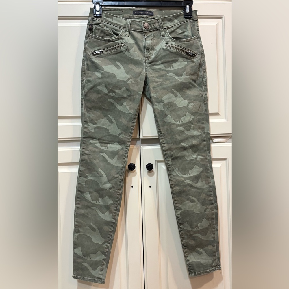 Camo Green Women's Jeans